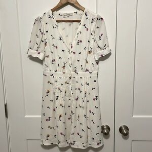 Madewell White Floral Dress Size 4